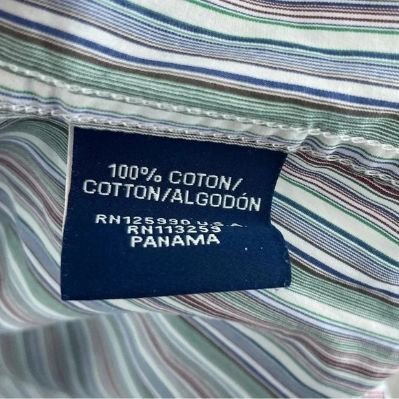 Faconnable Mens Size L Long sleeve button down shirt 1231 - Picture 4 of 9